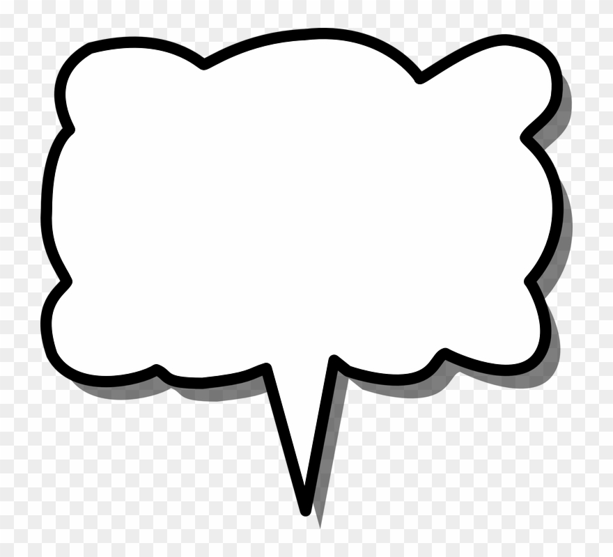 Download Speech Bubble Clipart Speech Balloon Clip - Nuvem De Mensagem Png Transparent Png