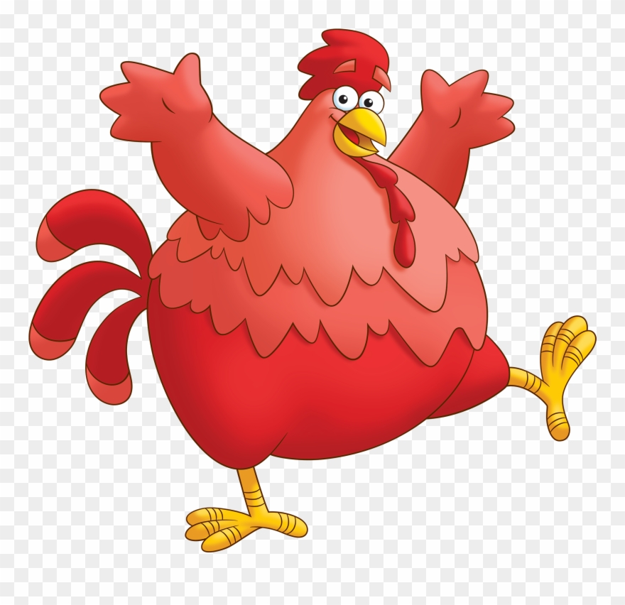 Big Red Chicken Dora The Explorer Wiki Fandom Powered Clipart