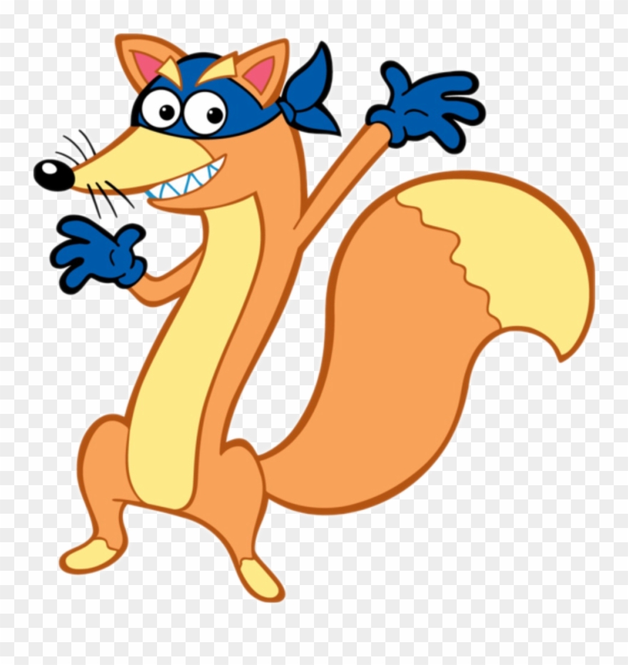 Clip Art Library Stock Bookbag Drawing Dora Map - Swiper The Fox - Png Download