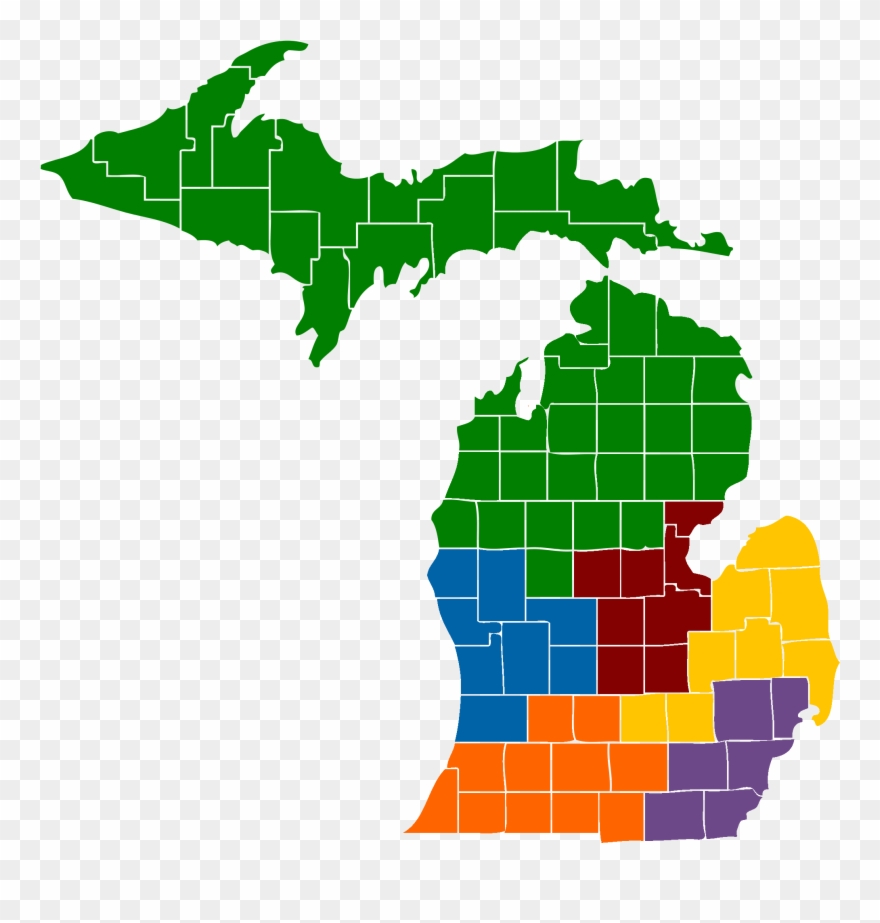 Green Us Map Silhouette Png Best Free Us Map Silhouette - Michigan Election Results 2018 Clipart