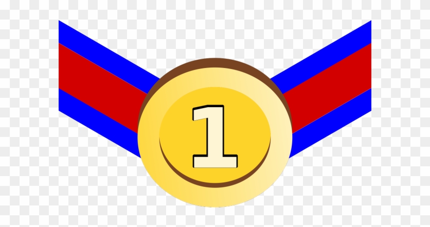Winner Ribbon Clipart Clip Art - Gold Medal Clipart No Background - Png Download