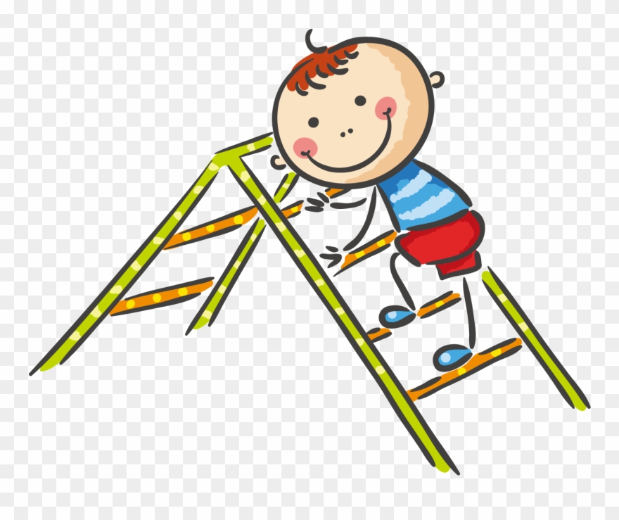 Playground Clipart Ladder - Climb The Ladder Clipart - Png Download