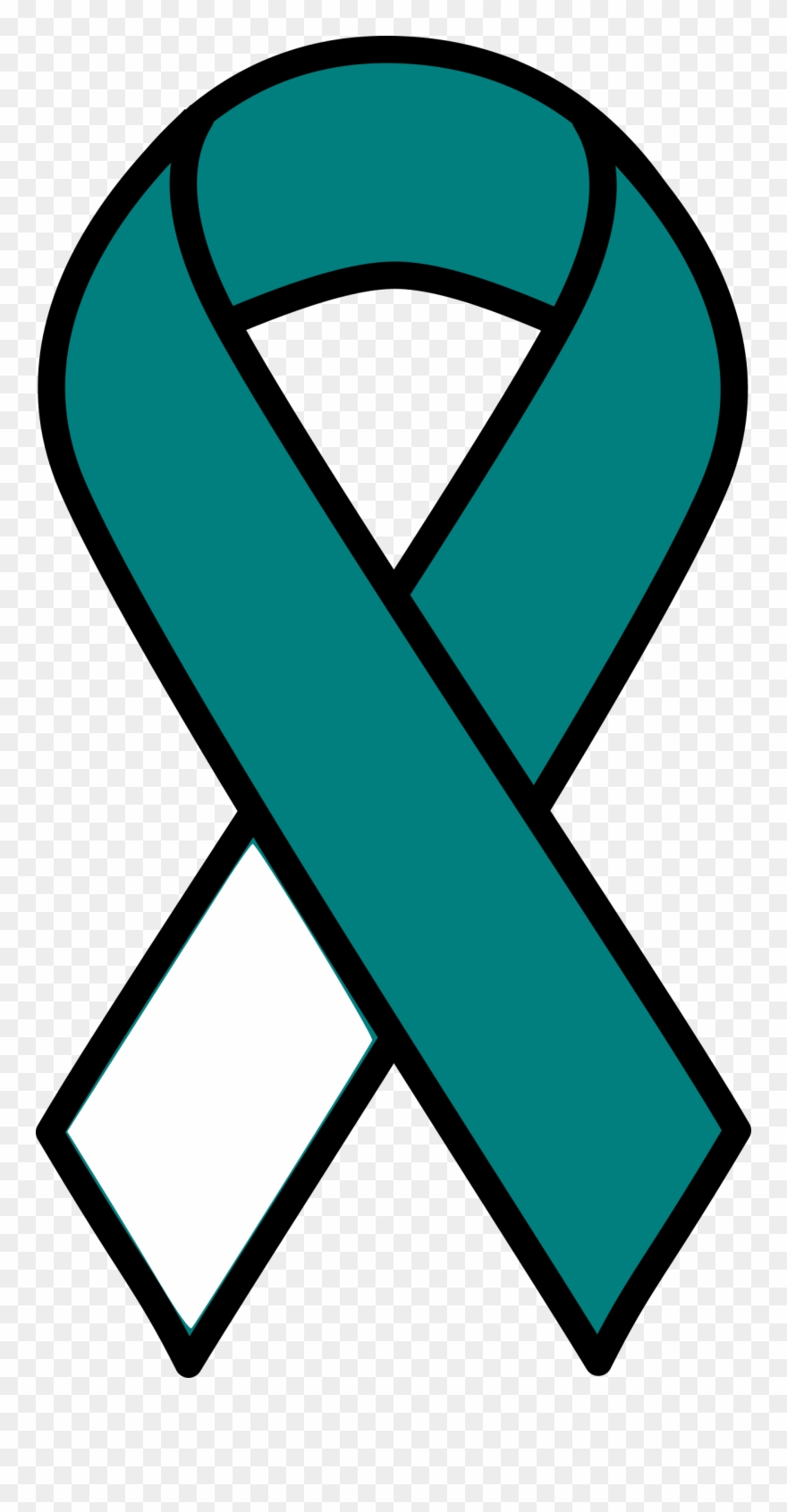 Cancer Ribbon Clip Art - Cervical Cancer Ribbon - Png Download