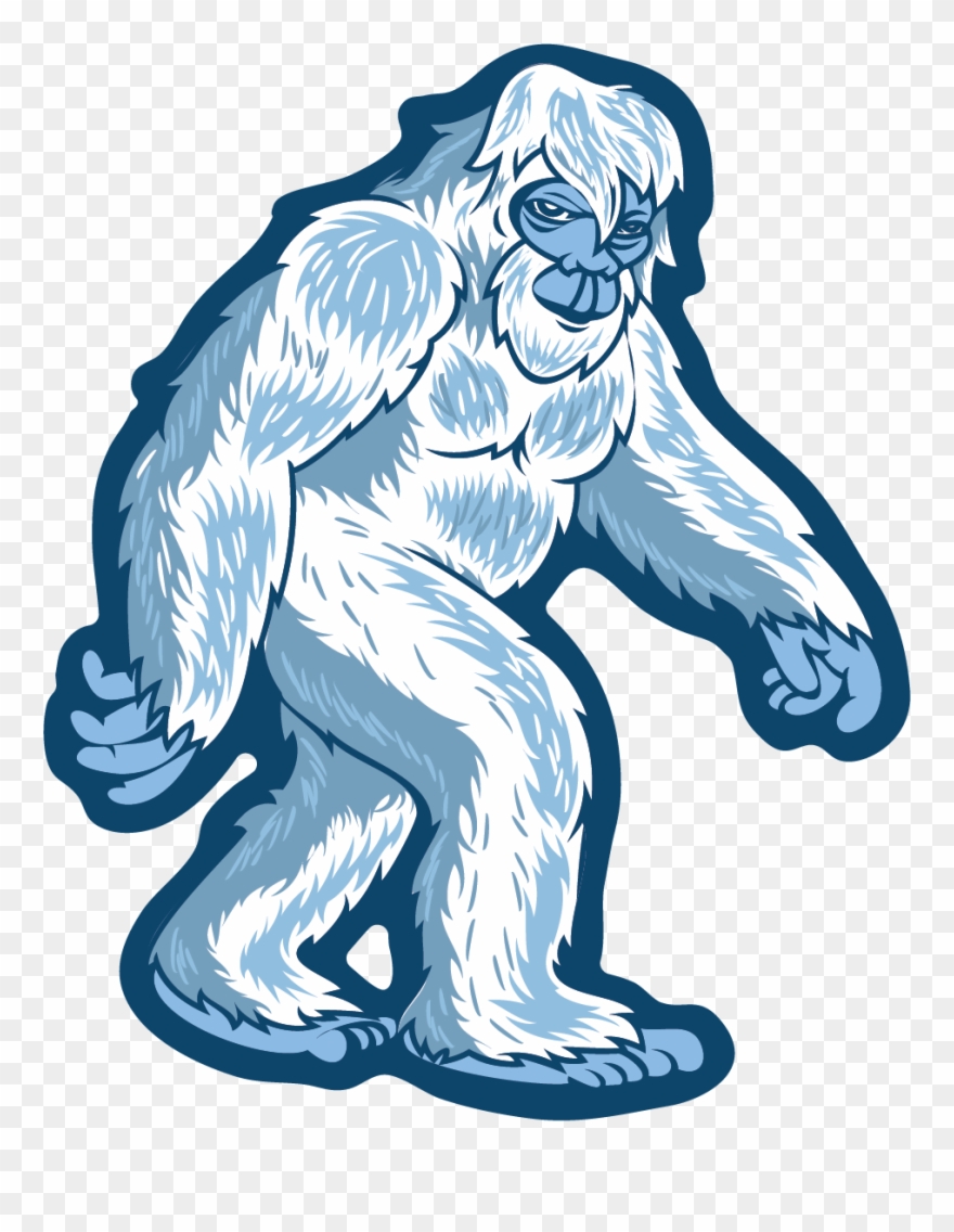 Yeti Stroll Sticker - Yeti Clipart Transparent - Png Download