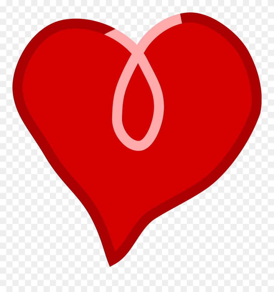 Clipart Breast Cancer Ribbon - Red Heart For Breast Cancer - Png Download