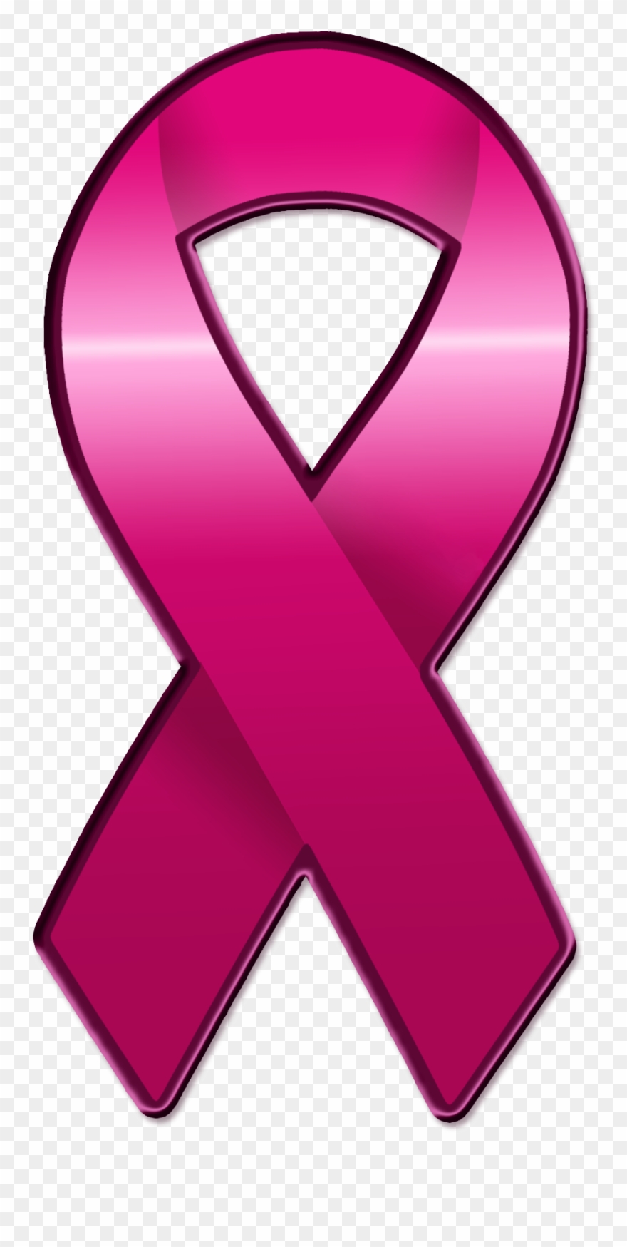 Cancer Vector Memorial Ribbon - Awareness Ribbon Clipart