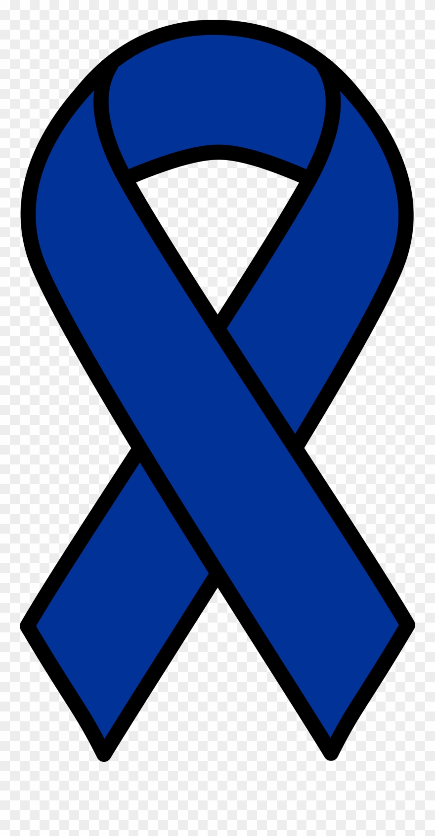 Big Image - Colon Cancer Ribbon Svg Clipart