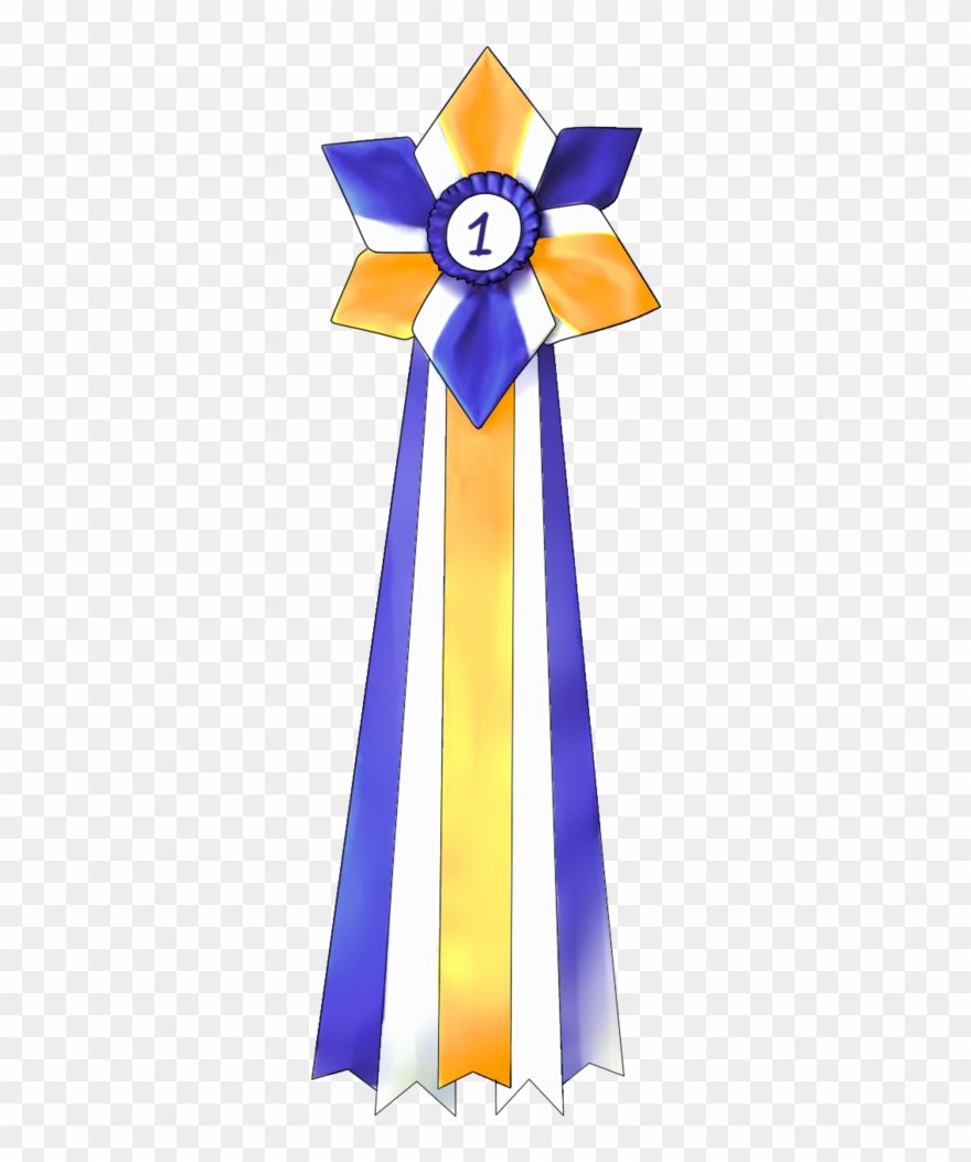 1st Place Ribbon Png - Portable Network Graphics Clipart