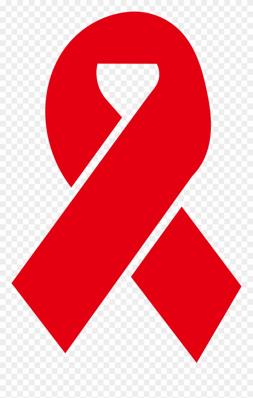 Cancer Vector Breast Symbol - Red Awareness Ribbon Png Clipart