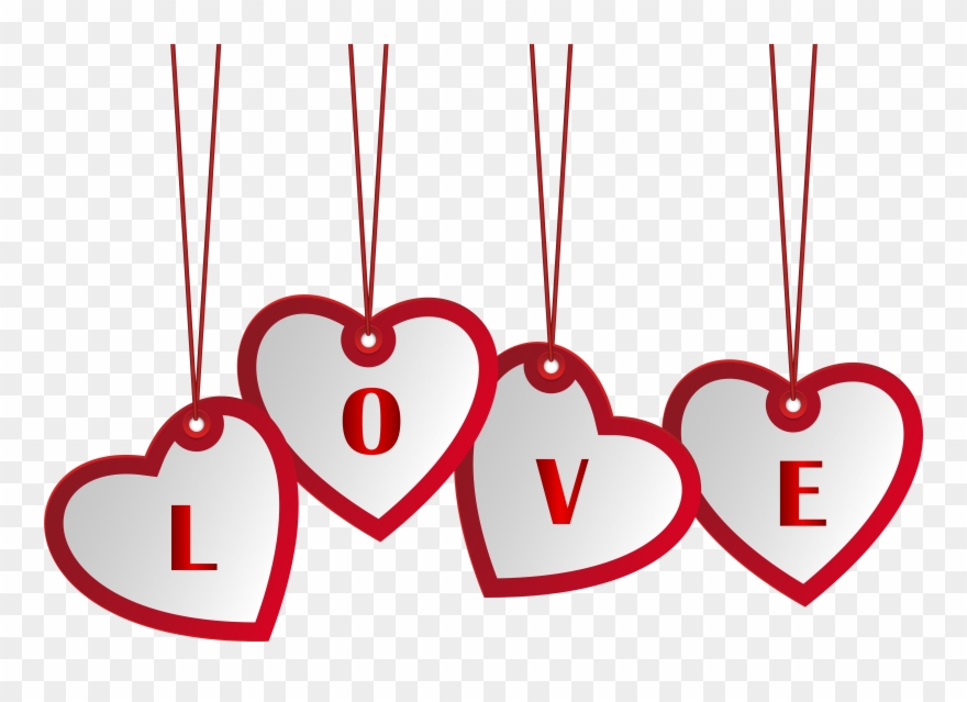 Clipart Hearts Banner 5 X7 Area Rug Png Download 251557