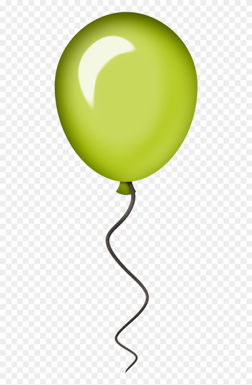 Фото, Автор Ladylony На Яндекс - Birthday Balloon Green Png Clipart