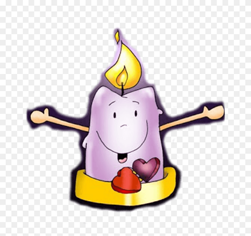 Candle Flame Cartoon Drawing Advent - Velas Adviento Png Clipart