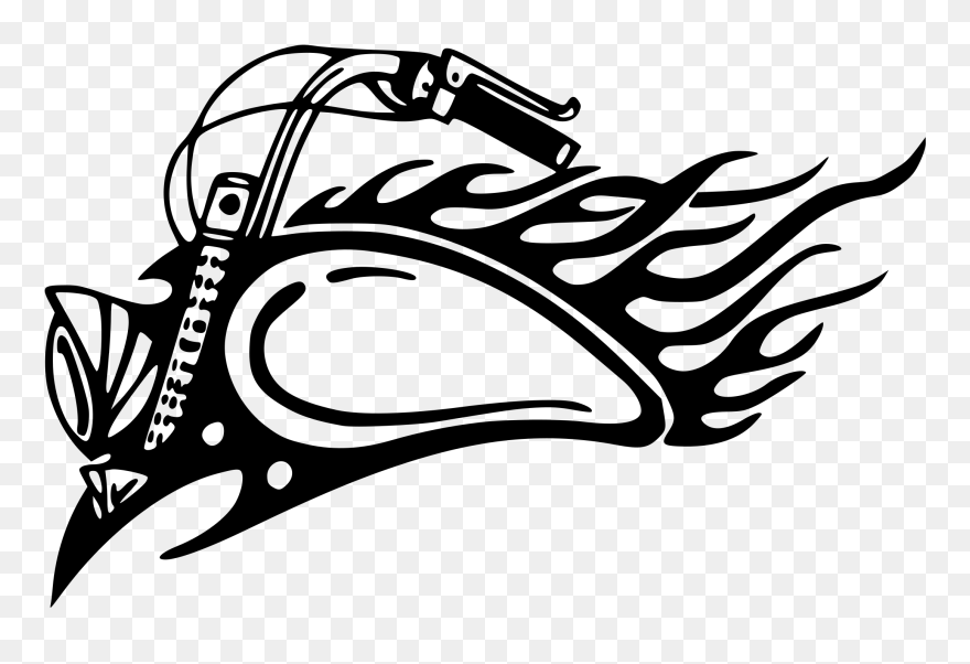 Clipart - Harley Davidson Logo Drawings - Png Download