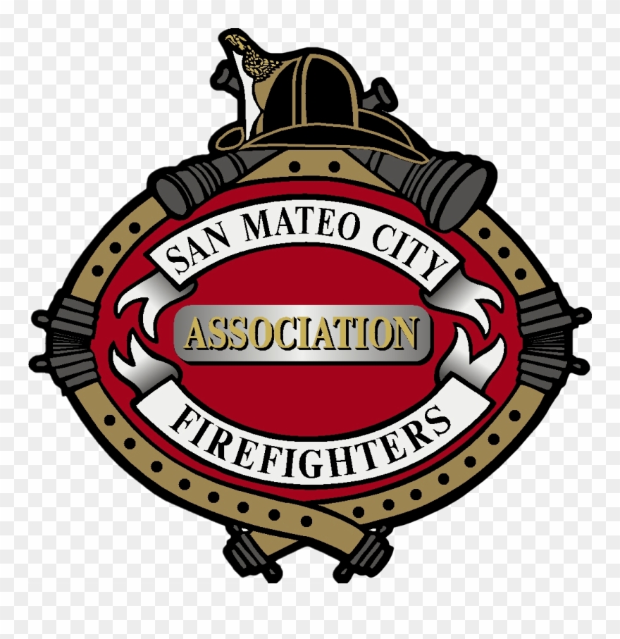 San Mateo Fire Department Badge - 5" X 7" Glass Award Quantity(1) Clipart