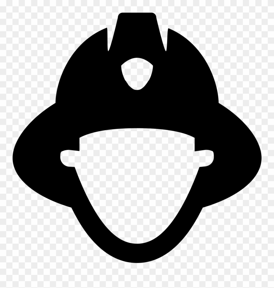 Firefighter Helmet Vector Free Download Bcca - Fireman Icon Clipart