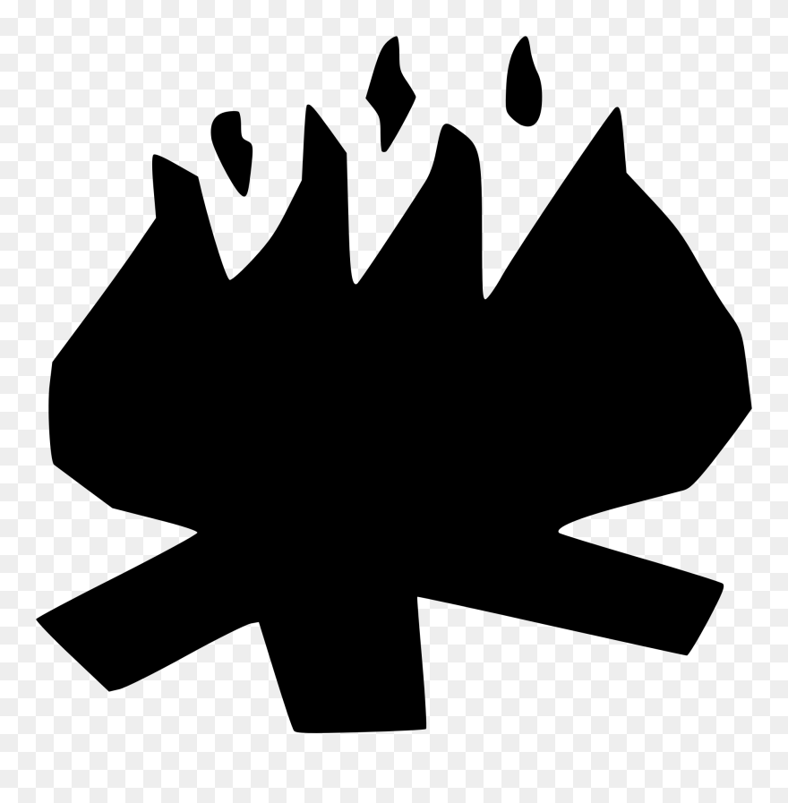 Campfire Camping Campsite Bonfire Clipart