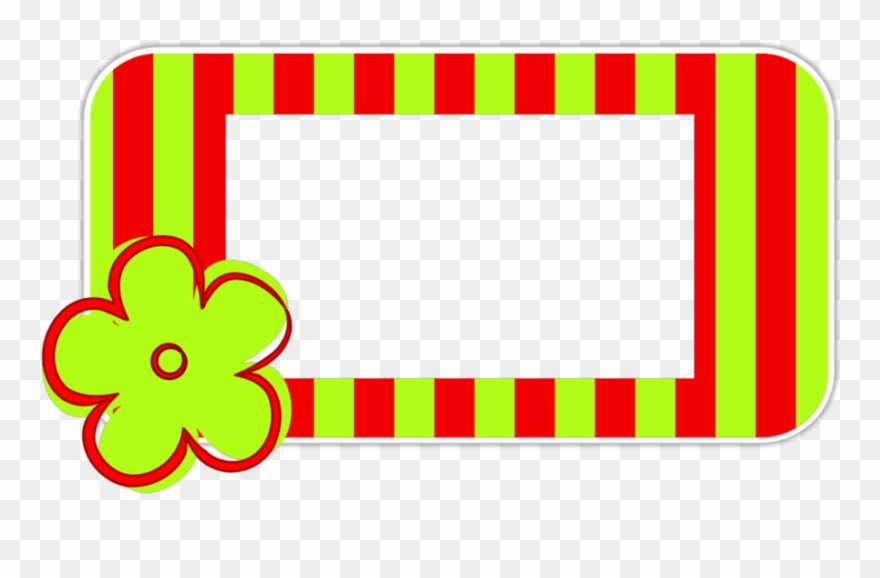 Red Flower Border Clipart