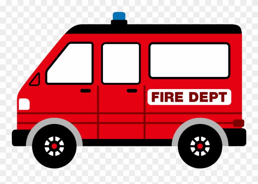 Bombeiros E Polícia - Artdash Exclusive Boy's Bedroom Art Prints: Fire Trucks Clipart