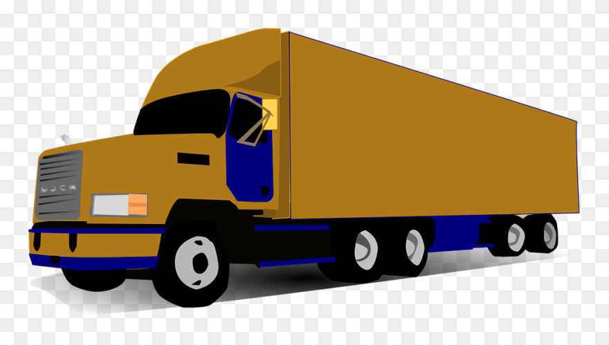 18-wheeler Fire Cliparts - Png Download