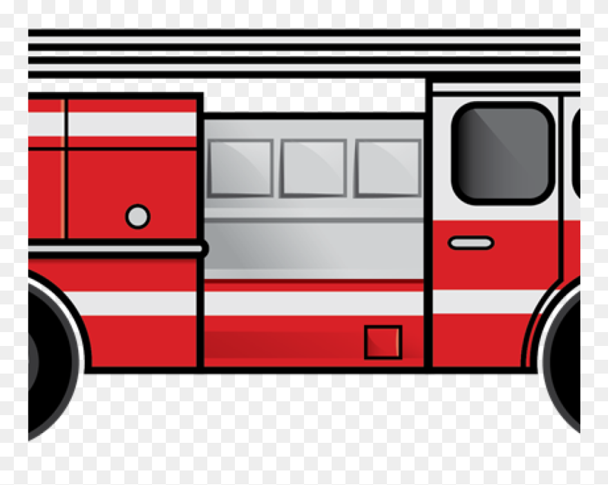 Firetruck Clipart Tree Clipart - Fire Truck Car Clipart - Png Download
