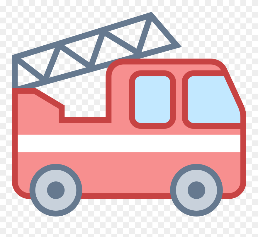 High Quality Picture, - Fire Engine Png Fire Truck Icon Clipart