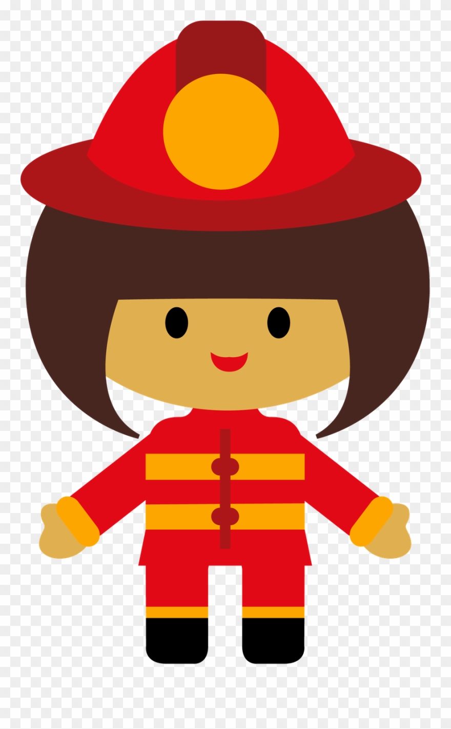 Bombeiros E Pol Cia Minus Children Pinterest - Desenho De Menino Bombeiro Clipart