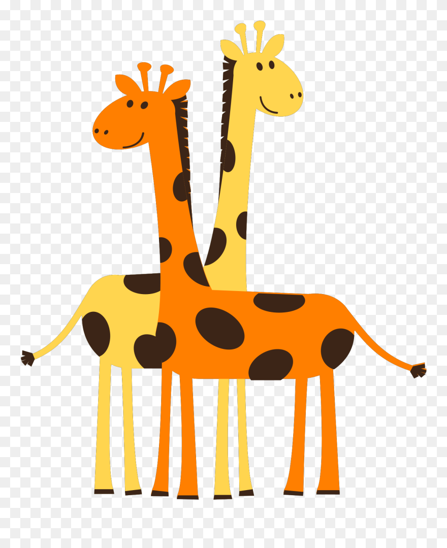 Free Image On Pixabay - Giraffes Clipart - Png Download