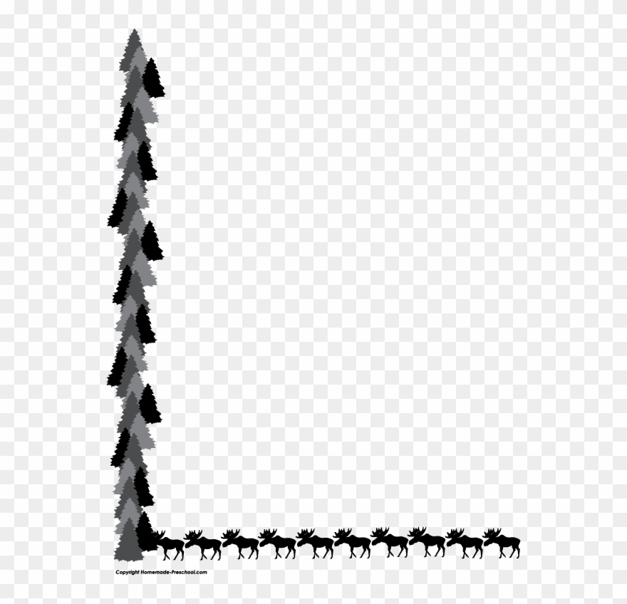 Moose Border Png Clipart Moose Deer Clip Art Transparent Png