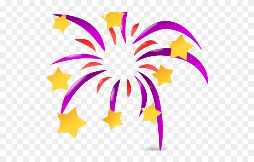 Diwali Clipart Firework - Feu D Artifice Dessin - Png Download