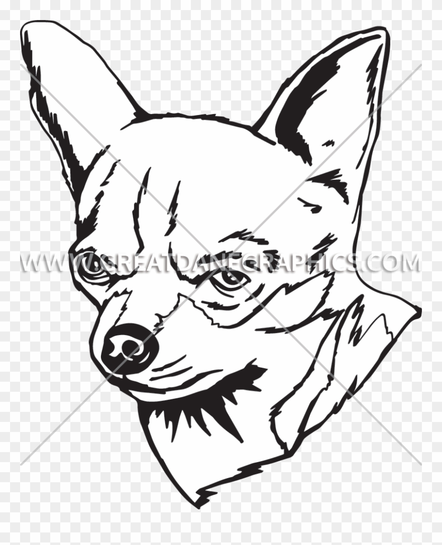 Png Freeuse Library Chihuahua Line At Getdrawings - Drawing Clipart