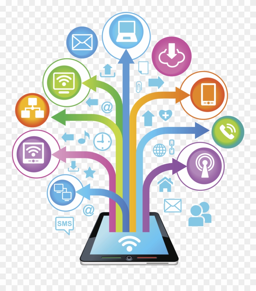 Marketing Clipart Mass Communication - Digital Marketing Tools Png Transparent Png
