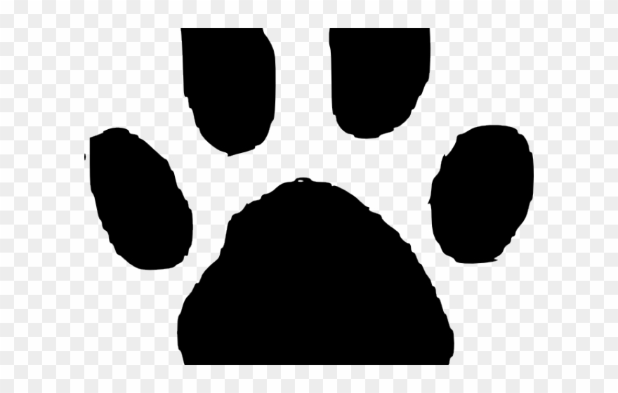 Footprints Clipart Deer - Dog Footprints Of Animals - Png Download