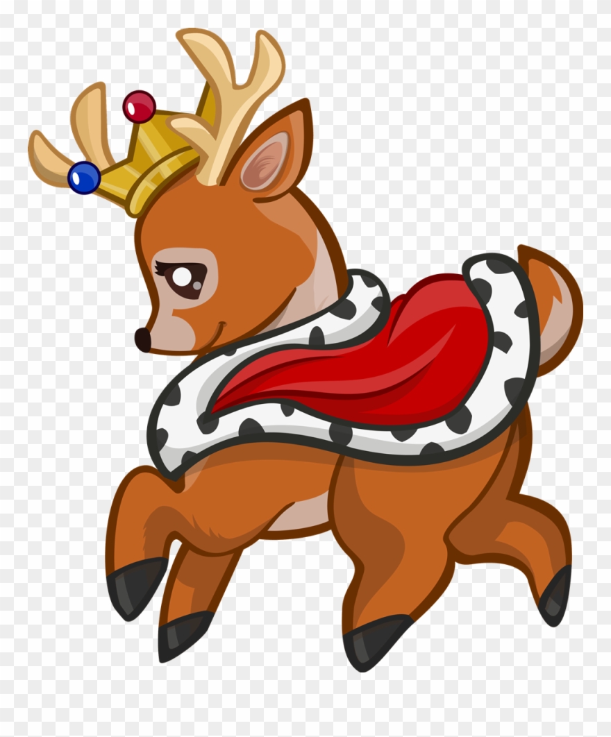 See Here Free Clip Art Deer Silhouette - Deer - Png Download