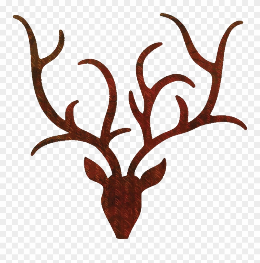 Caribou Drawing Tribal - Reindeer Png Clipart