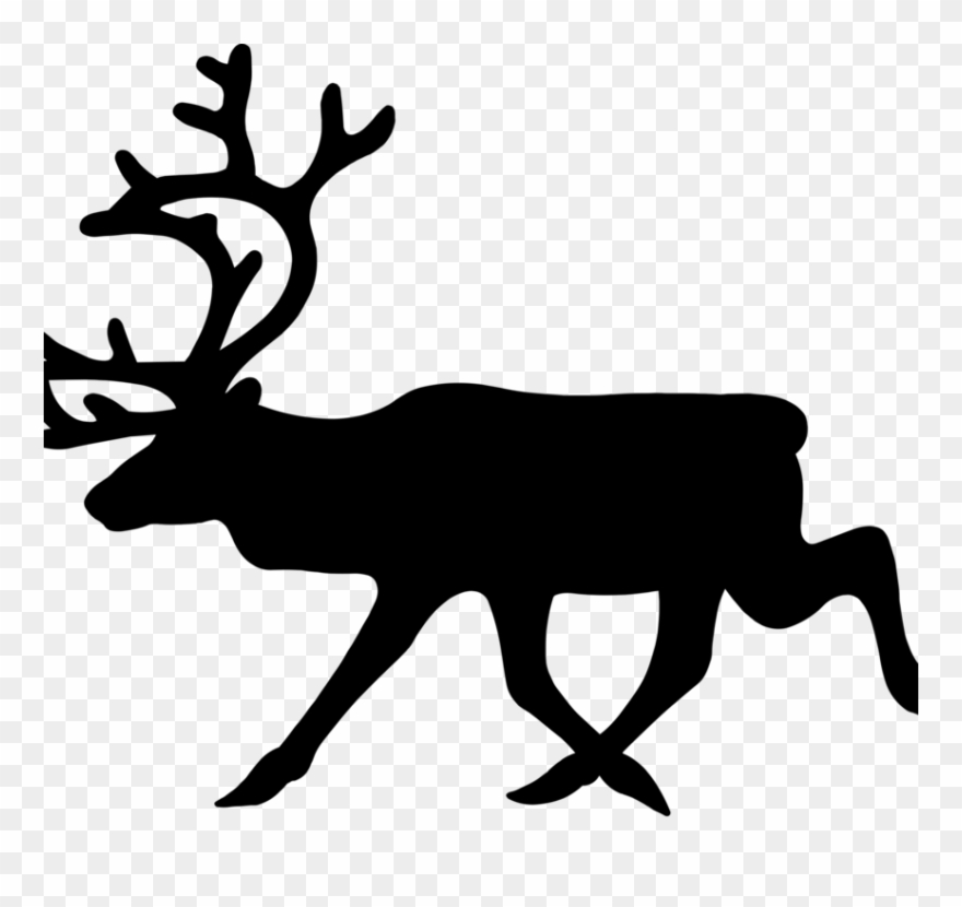 Reindeer Rudolph Santa Claus Borders And Frames Clipart