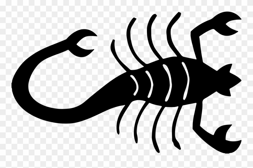 Scorpion Silhouette Png Clipart Scorpion Clip Art - Scorpion Silhouette Png Transparent Png