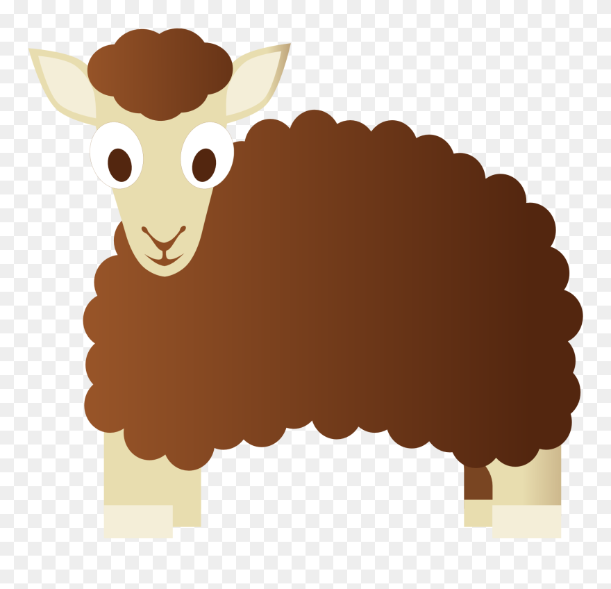 Download Free High-quality - Clip Art Brown Sheep - Png Download