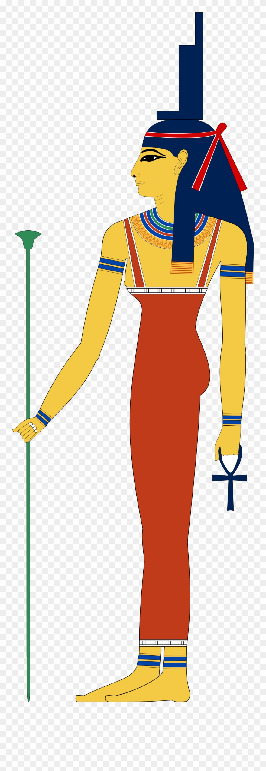 Hunting Clipart Egyptian - Mut Egyptian Goddess - Png Download
