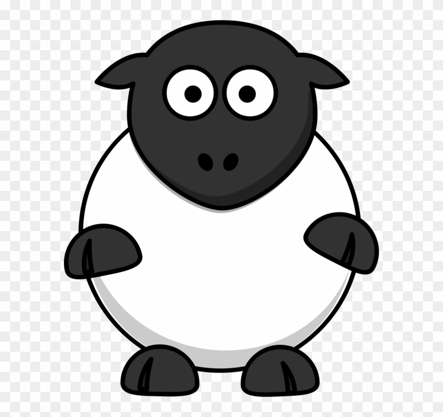 Sheep Cartoon Drawing Line Art Computer Icons - Silly Sheep Clipart