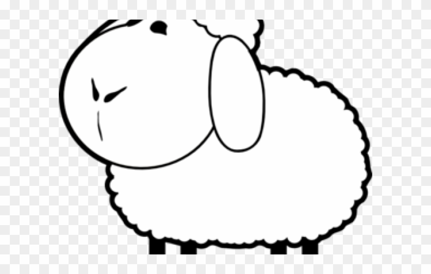 Lamb Clipart Many Sheep - Cartoon Sheep Transparent Background - Png Download