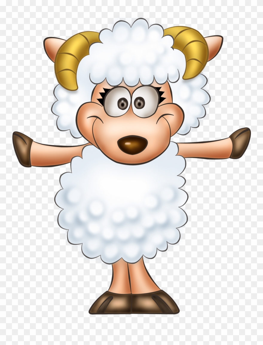 Cute Sheep Clipart Png Transparent Png