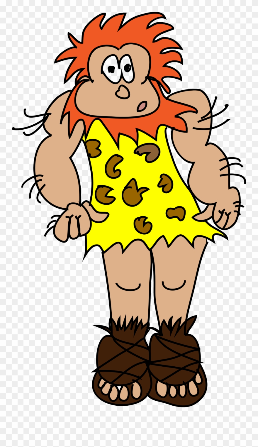 Hunting Clipart Caveman - Caveman Clipart Transparent Background - Png Download