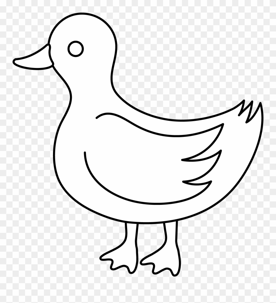 Other Popular Clip Arts - Duck Pic For Black In White Png Transparent Png