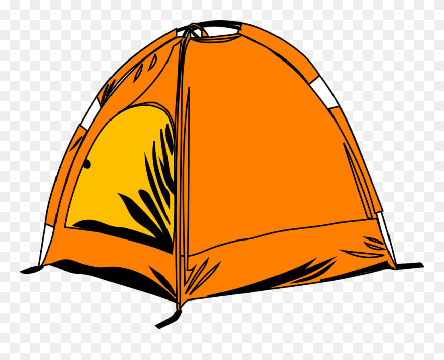 Tent Camping Campsite Sleeping Bags Circus Clipart