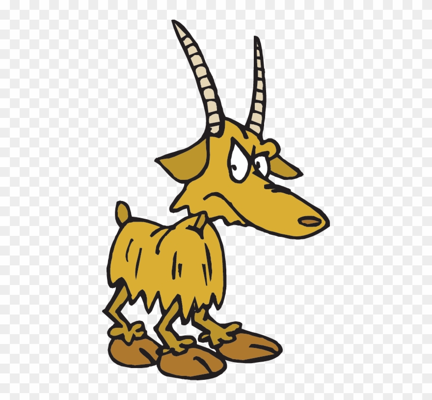 Mason Jar Glass Paint Clip Art - Cartoon Goat - Png Download