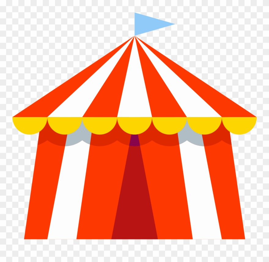 Be Entertained By Circus Performers There Will Be Juggling, - Circus Tent Icon Png Clipart