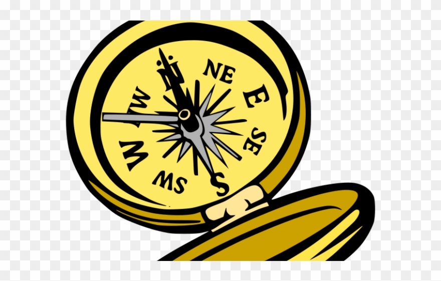 Camping Clipart Compass - Compass Direction Clip Art - Png Download