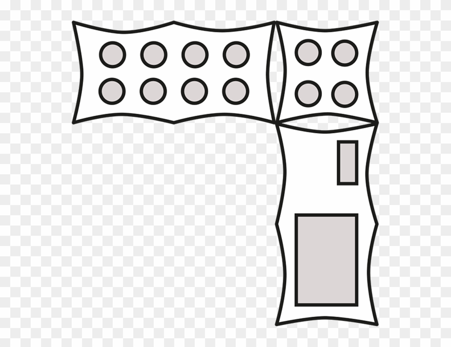 Clipart Tent Black And White - Tent - Png Download