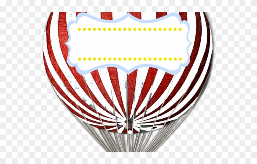 Carnival Clipart Hot Air Balloon - Vintage Hot Air Balloon Clipart - Png Download