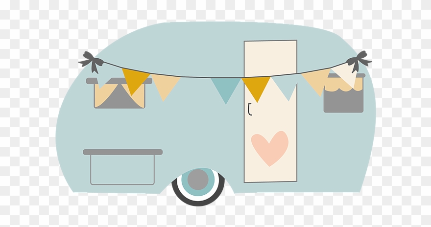 Camper To Glamper - Clip Art Caravans - Png Download